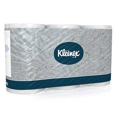 Kleenex toiletpapier, 3-laags, 350 vellen, pak van 6 rollen-2