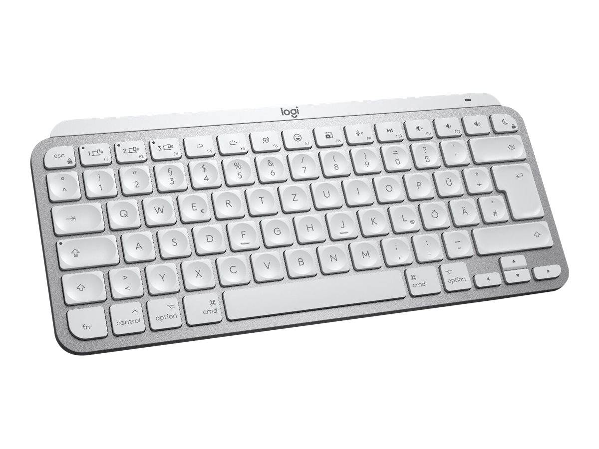 Logitech MX Keys Mini voor Mac Draadloos Toetsenbord QWERTZ Zilver/Wit (920-010519)-1