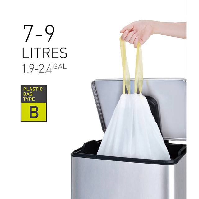 Eko 6951800600652 Eko - Afvalzak mdpe type b trekb 40x45cm 7-9l wit-0