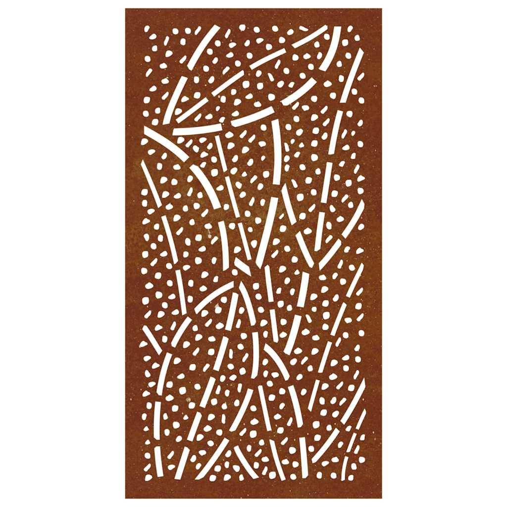 vidaXL - Haardhoutrek - 60x40x100 - cm - cortenstaal-1