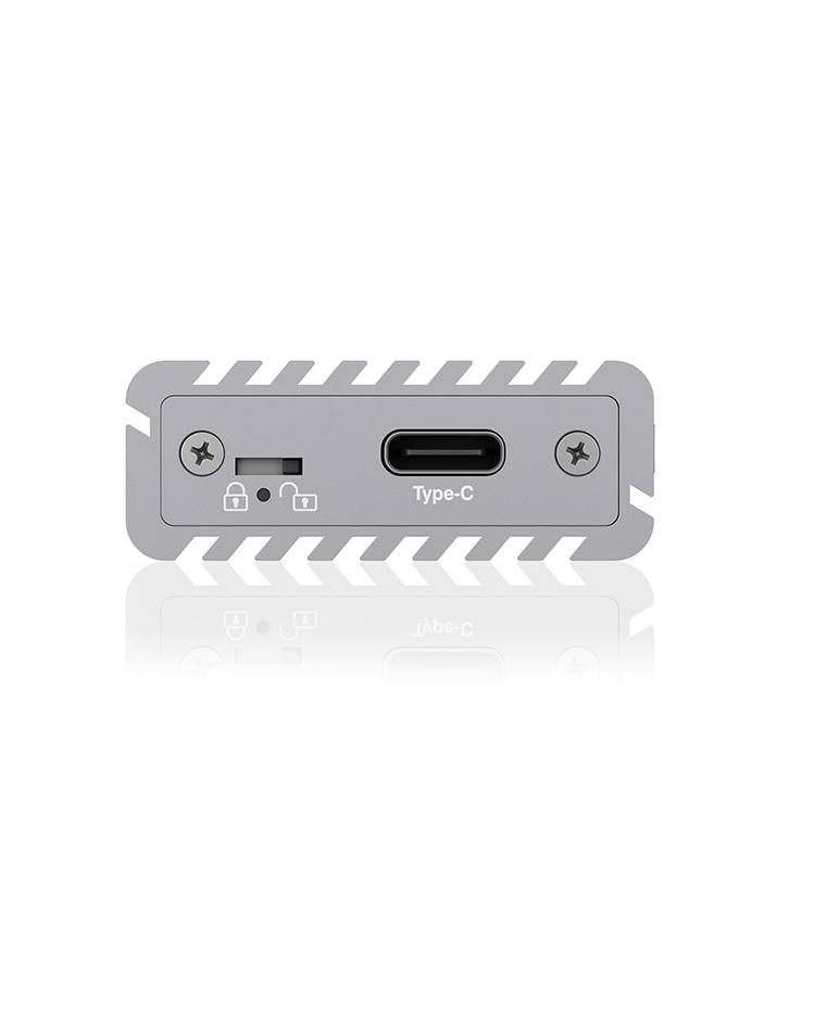 IcyBox externe Type-C-behuizing voor M.2 NVMe SSD-8