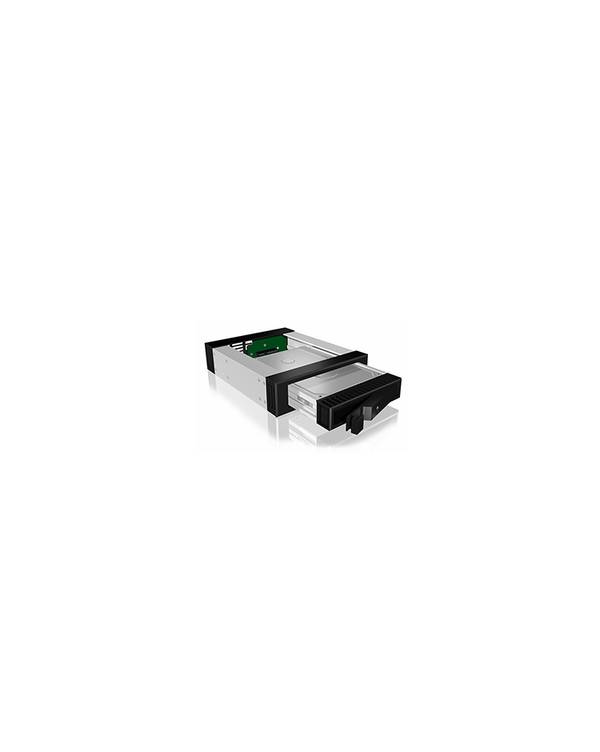 ICY BOX IB-129SSK-B Wechselrahmen, 1x 3,5"/2,5" SATA/SAS HDD zu 1xSATA Host HDD-wisselframe
