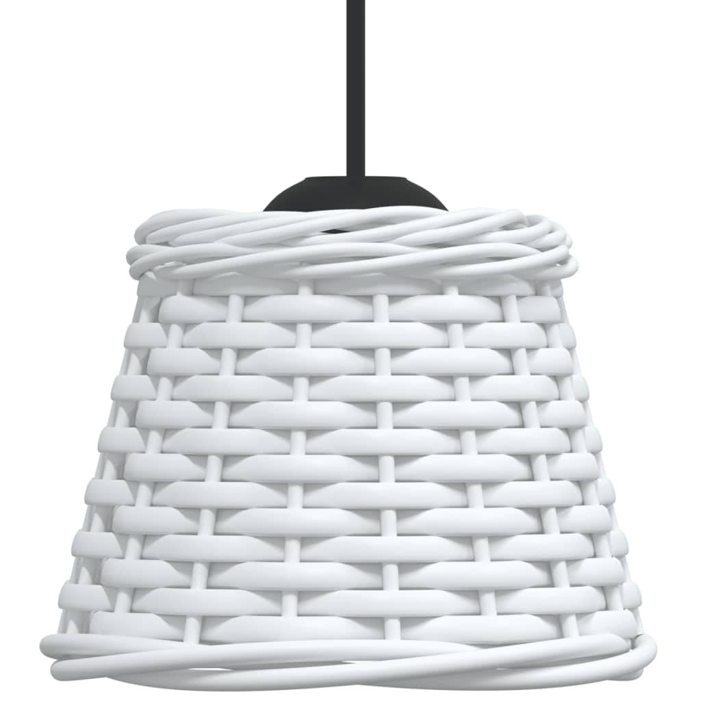 Vidaxl plafondlampenkap ø15x12 cm wicker wit 87208458033778720845803377-3