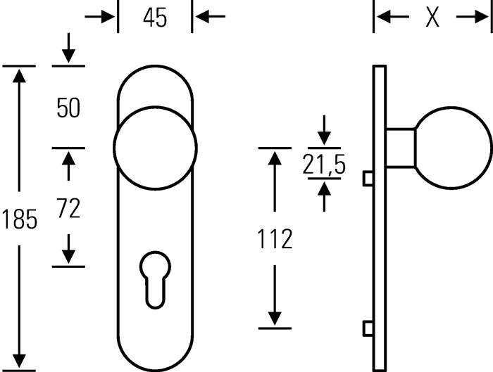 Knopschild Asl Pz72mm Fsb 1964 F1-3