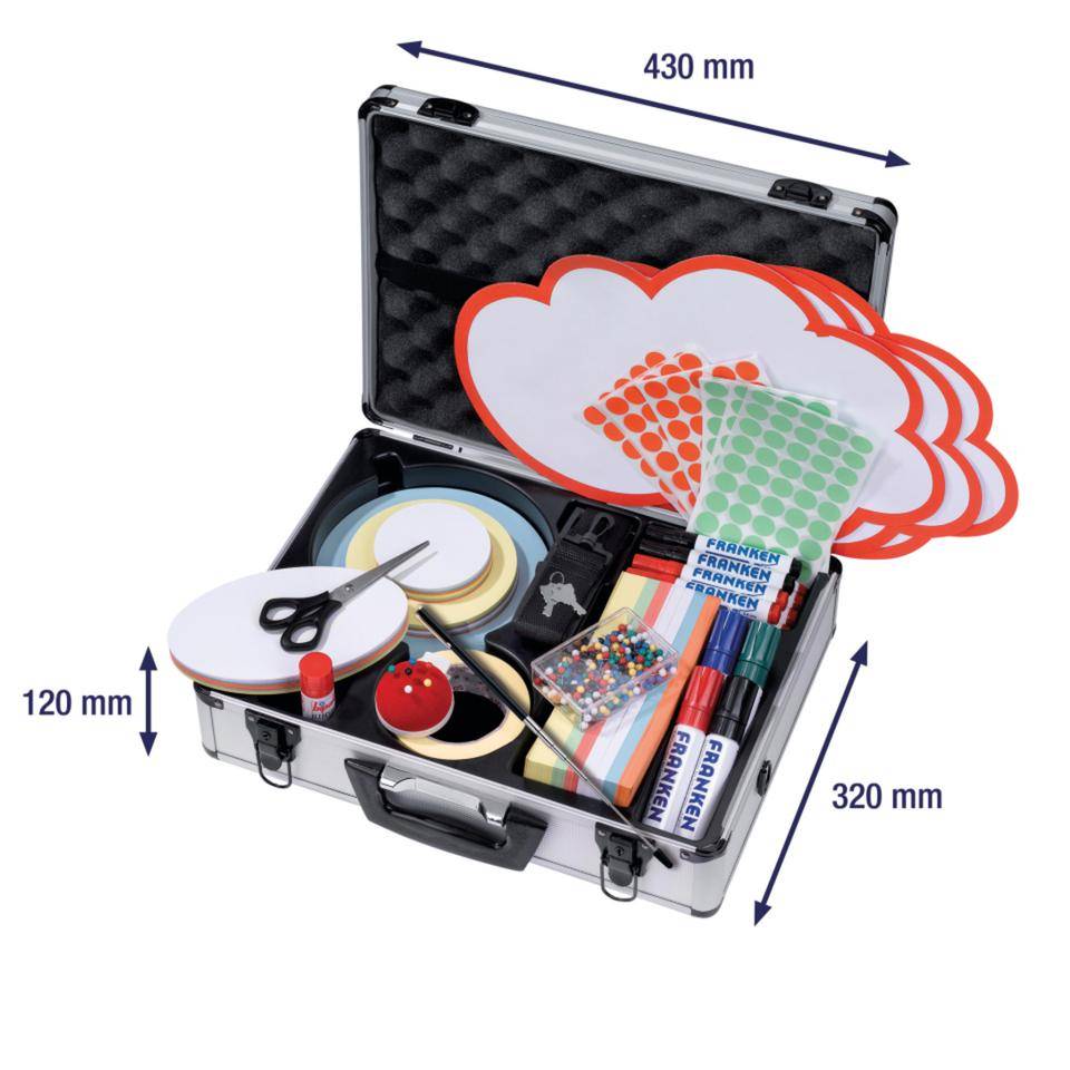 Franken GmbH Matatie Case Compact 2.100 delen Aluminium Ma�e Case B 430 X T 320-2