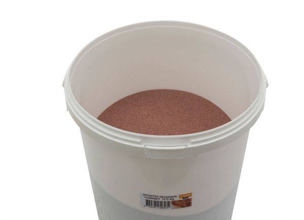 Abi straalgrit emmer 12.5 kg rood 0.2-0.6 mm 87207918960728720791896072-1