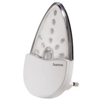 Hama  00113960 LED-nachtlamp   Ovaal  LED Barnsteen Wit