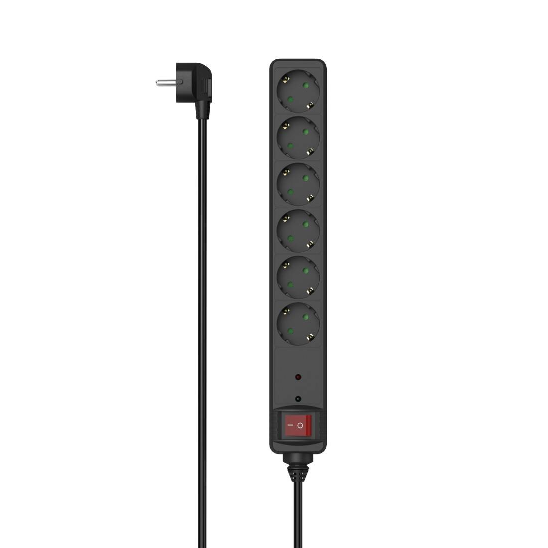 Hama Intelligente Stekkerdoos - 6 AC Aansluitingen - 1,4 m - 3680 W-0