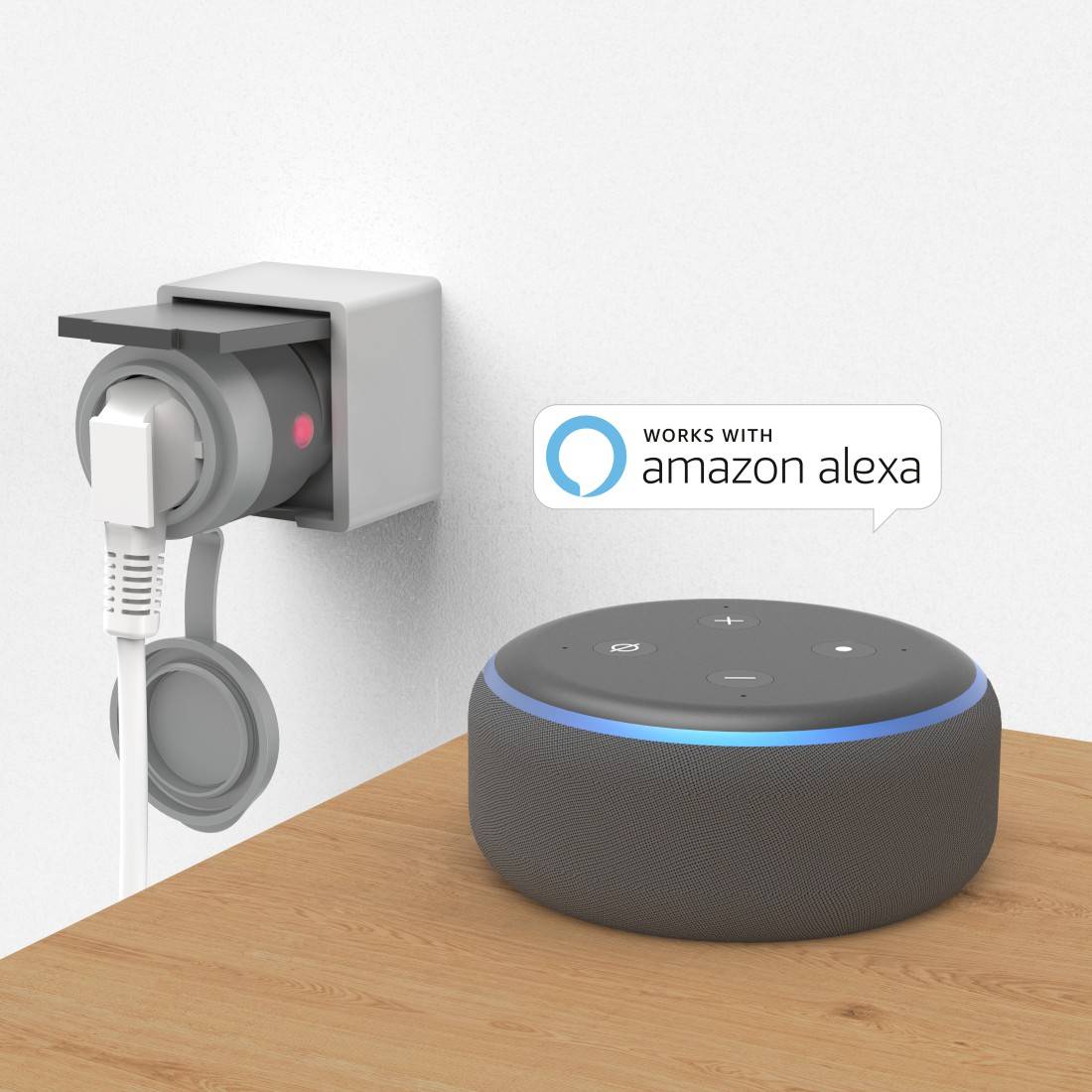 WiFi-stopcontact „Outdoor”, 2300 W/10 A, grijs-4