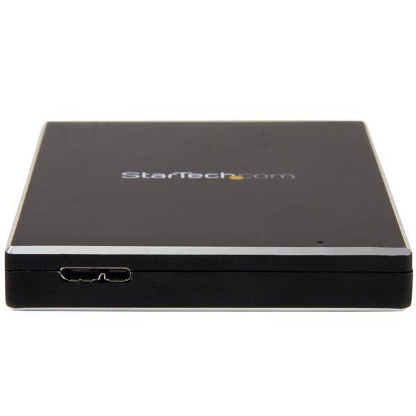 StarTech.com HDD Behuizing voor 2,5" SATA Schijven - USB 3.1 Gen 2 - Zwart - S251BMU313 6Gb/s-0