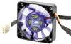 NoiseBlocker BlackSilent XM1 PC-ventilator Zwart, Blauw (transparant) (b x h x d) 40 x 40 x 10 mm