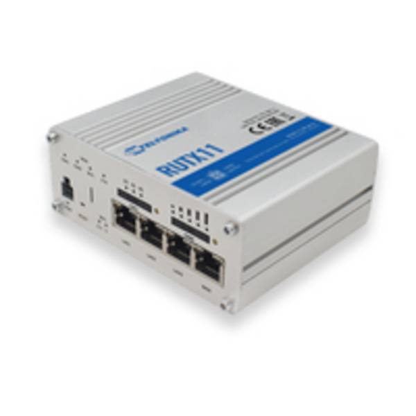 TELTONIKA RUTX11 Module: router LTE; Bluetooth: BLE; IEEE 802.11ac; DDR3; GNSS; IP30 - 1 stuk