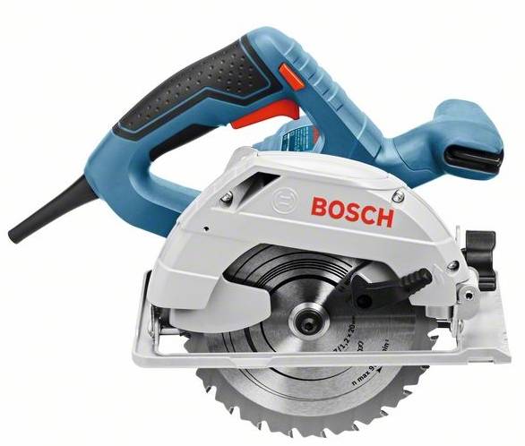 BOSCH PROFESSIONAL BOSCH Cirkelzaag GKS 165 in kartonnen doos met 1 houten blad-0