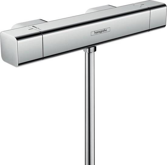 Hansgrohe Ecostat E douchekraan thermostatisch met koppelingen chroom-0