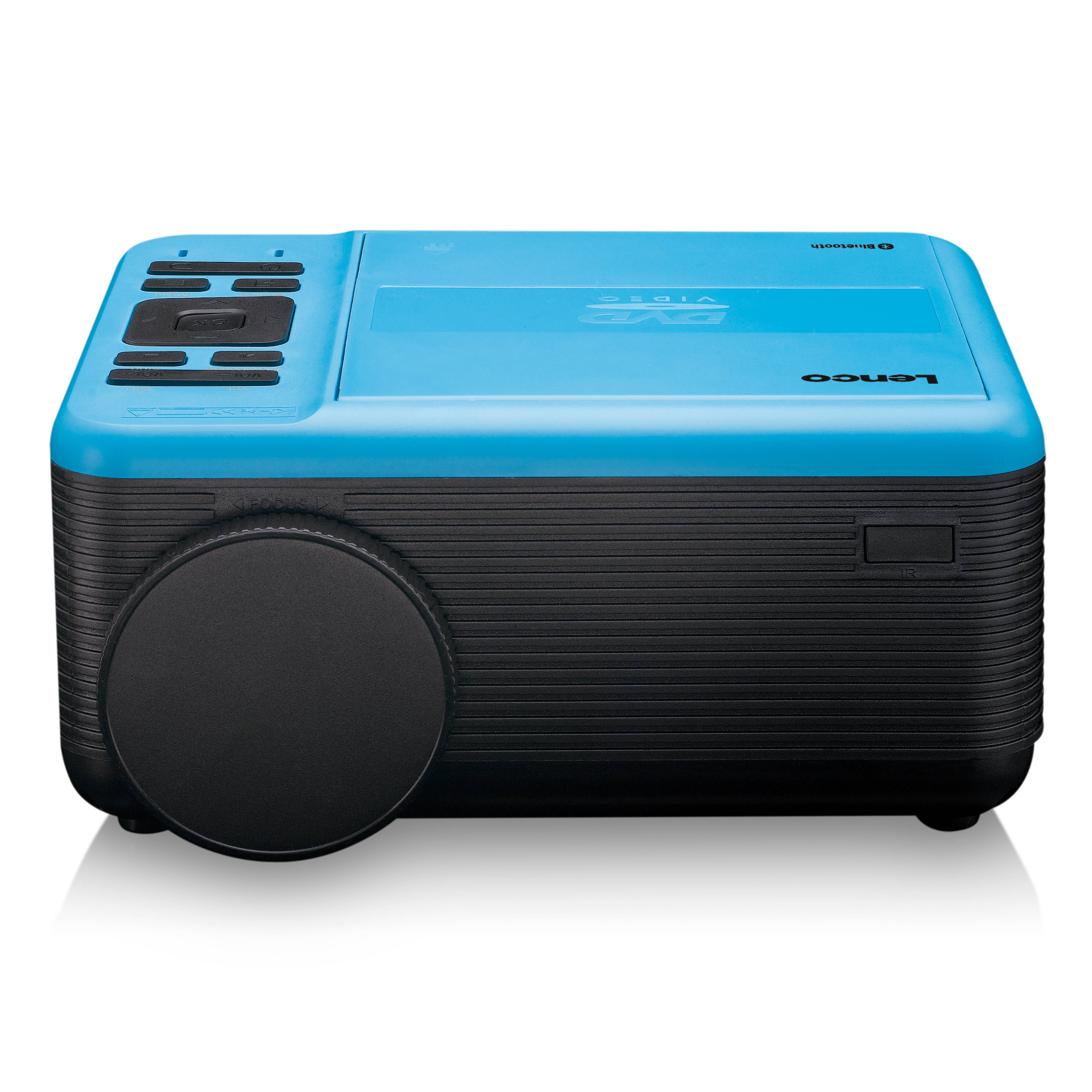 LENCO LPJ-500BU - LCD Projector met DVD speler en Bluetooth® - Blauw-2