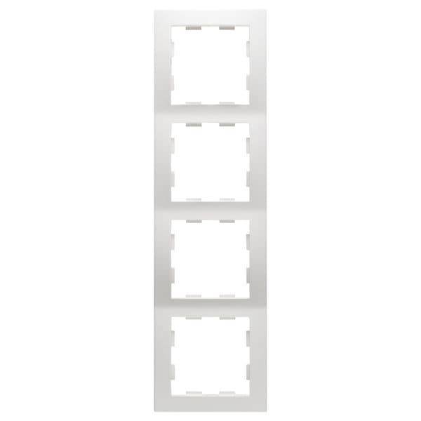 4-voudig afdekraam WW Badora D 11.574.02 - wit/wit
