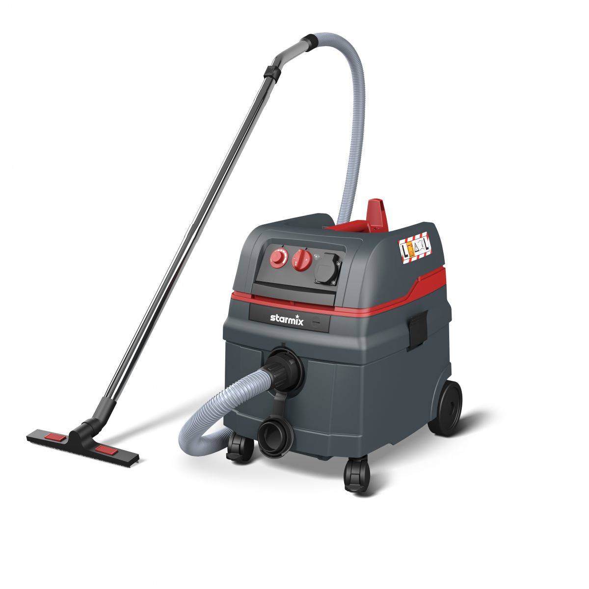 Starmix 018577 Trommelstofzuiger 1600 W 25 L Capaciteit Nat & Droog-0