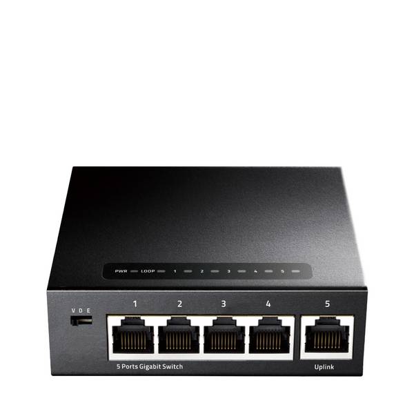 cudy GS105 CUDY GS105 5-Port Gigabit Switch Netwerk switch