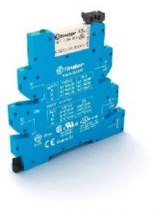 Finder 93.01.0.240 Relaissocket Met houderbeugel, Met LED, Met EMC-ontstoringsschakeling Geschikt voor serie: Finder serie 34 (l x b x h) 88 x 6.2 x 76 mm 1 stuk(s)