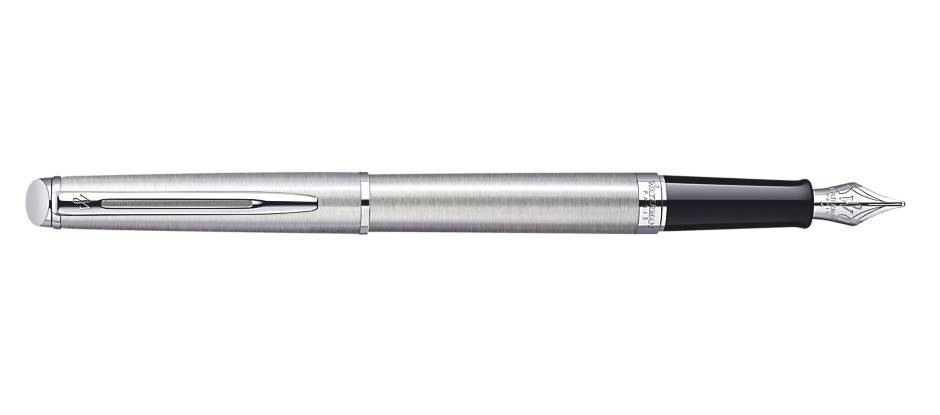 WATERMAN vulpen Hemisphere roestvrij staal CC M blauwe geschenkdoos-1