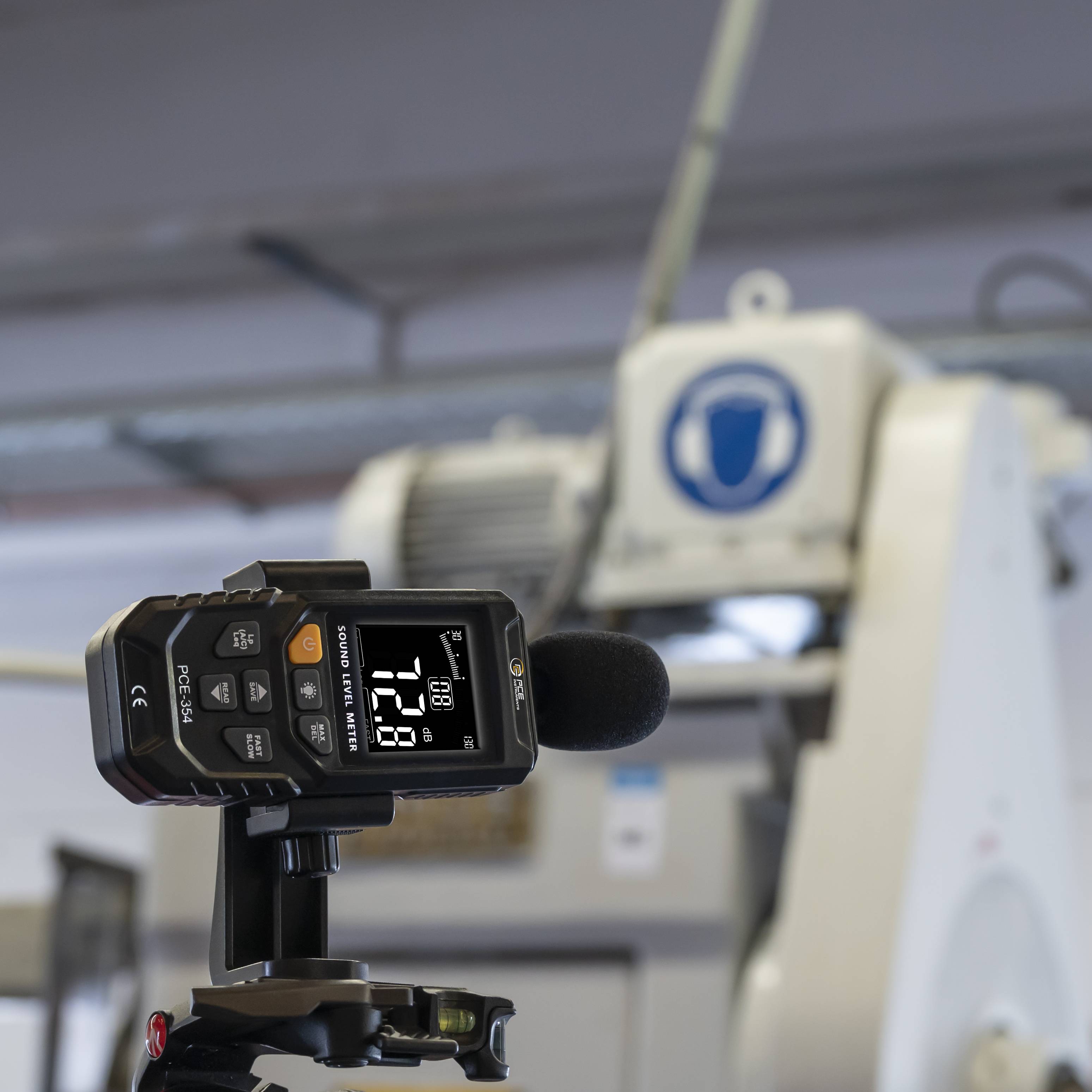 PCE Instruments Decibelmeter Datalogger 30 - 130 dB 20 Hz - 12500 Hz-5