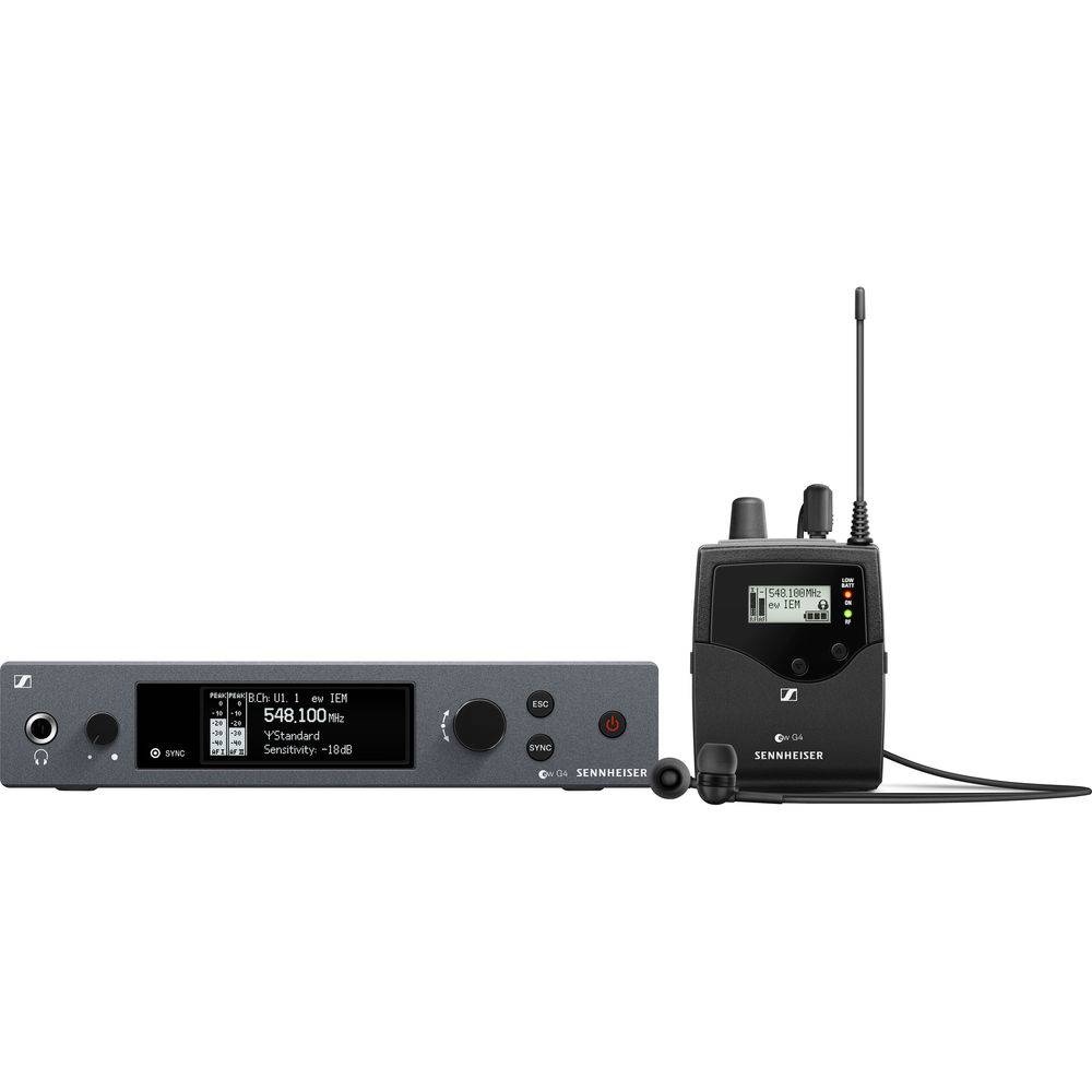 Sennheiser EW IEM G4-A - Audiofeedbackset (podiumluisteren) 516-558 MHz-0