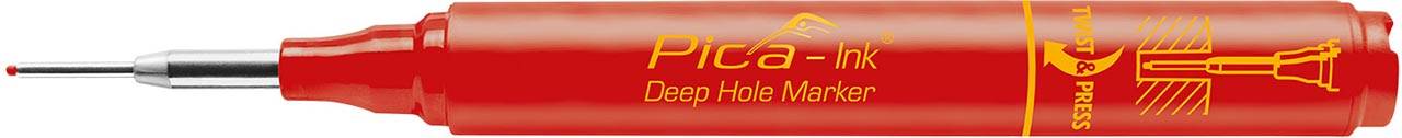 Pica INK Tieflochmarker rot - SB-2