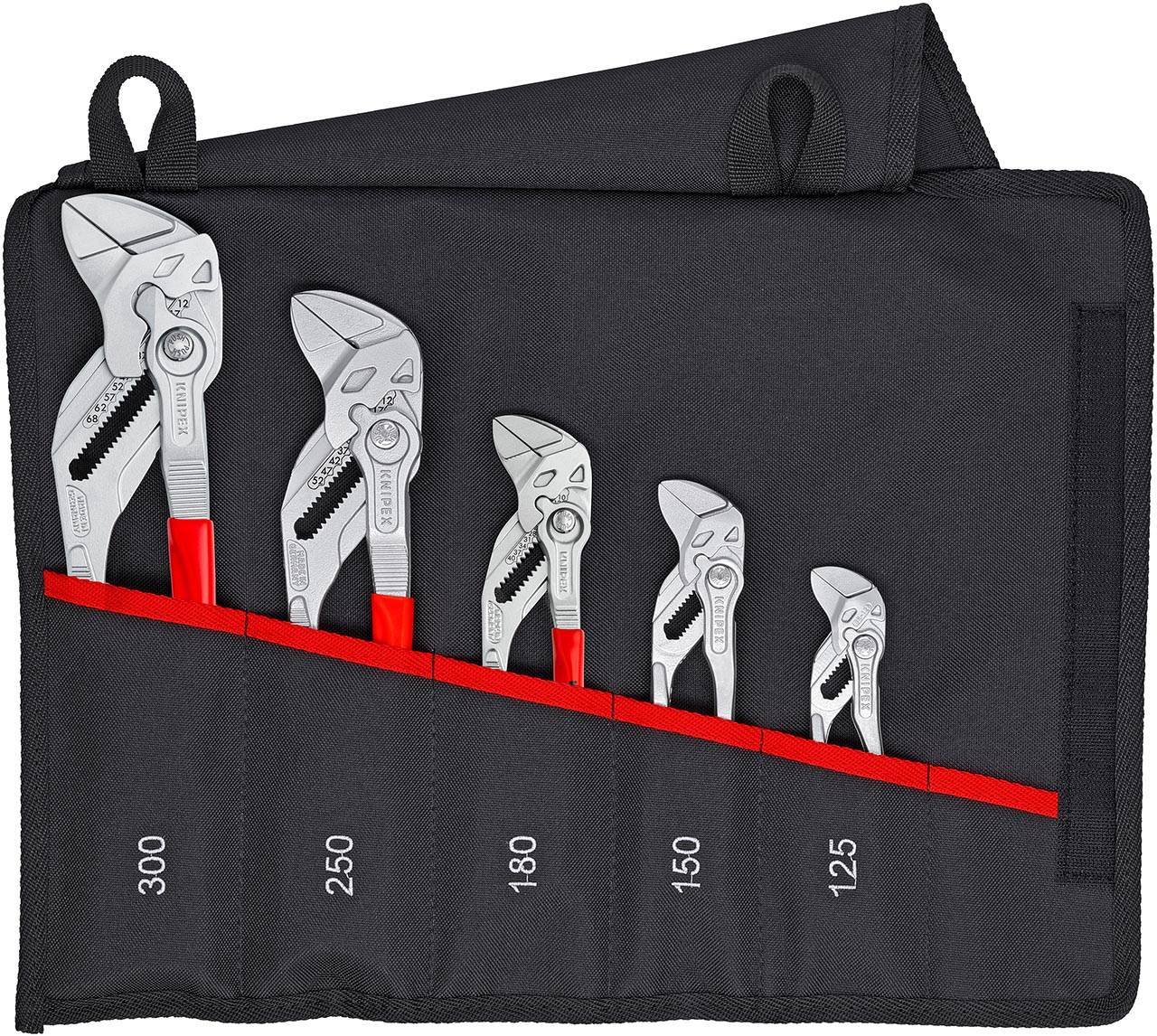 KNIPEX KNP.001955S4 Gereedschapset: tang; tasje; afstelbaar; 5st. - 1 set-0