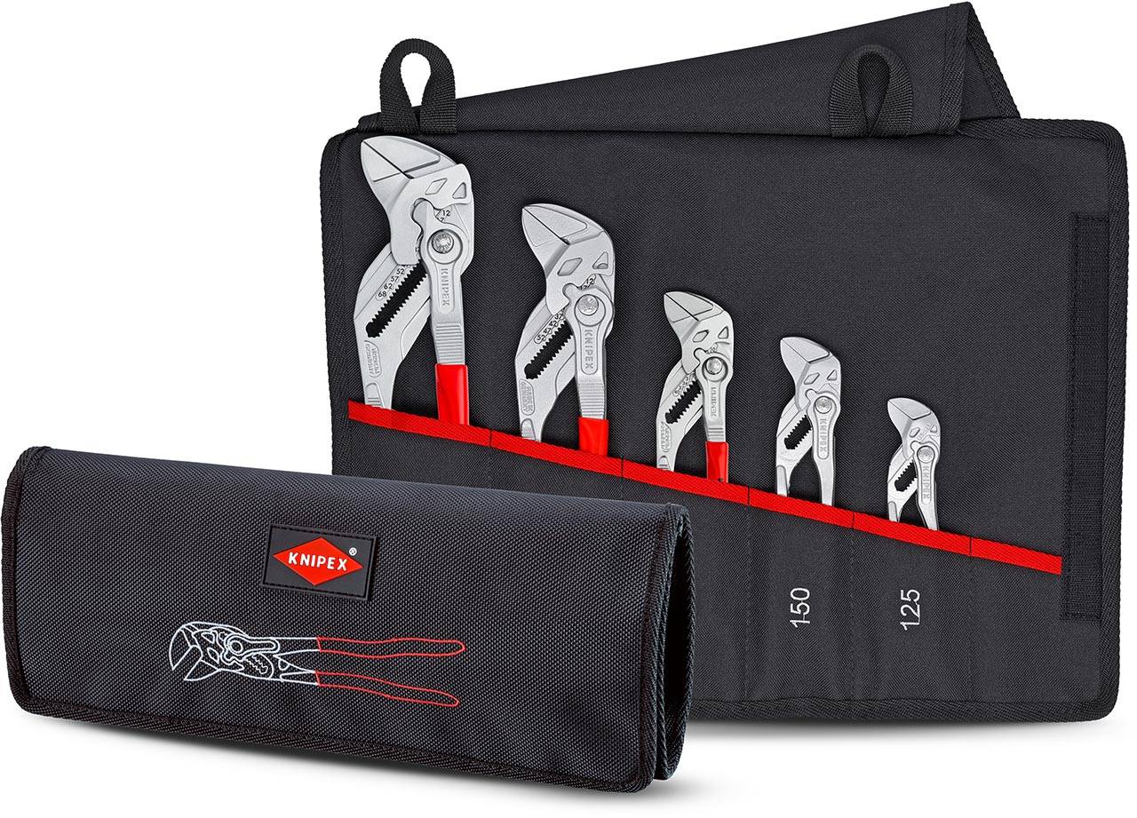 KNIPEX KNP.001955S4 Gereedschapset: tang; tasje; afstelbaar; 5st. - 1 set-1