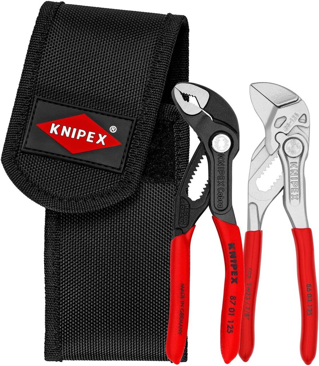 KNIPEX KNP.002072V04 Gereedschapset: tang; miniatuur; grepen bedekt met kunststof - 1 set-0