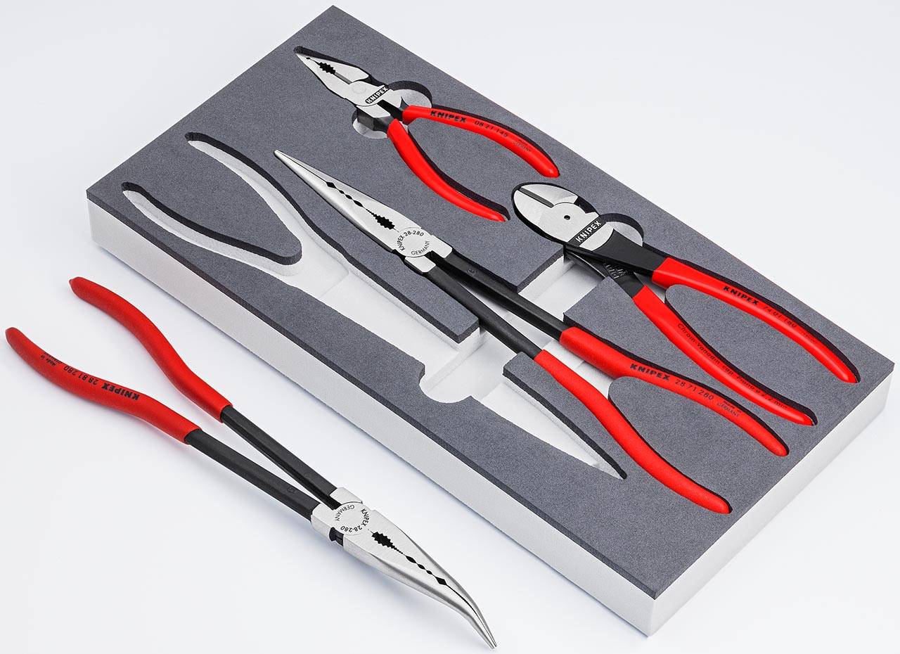 KNIPEX KNP.002001V16 Gereedschapset: tang; in schuimrubberen inlay - 1 set-2