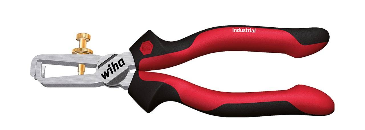 WIHA WIHA.34313 Isolatiestripper; Ødraad: 5mm; 10mm2; Kabel: ronde; 160mm; blister - 1 stuk-0