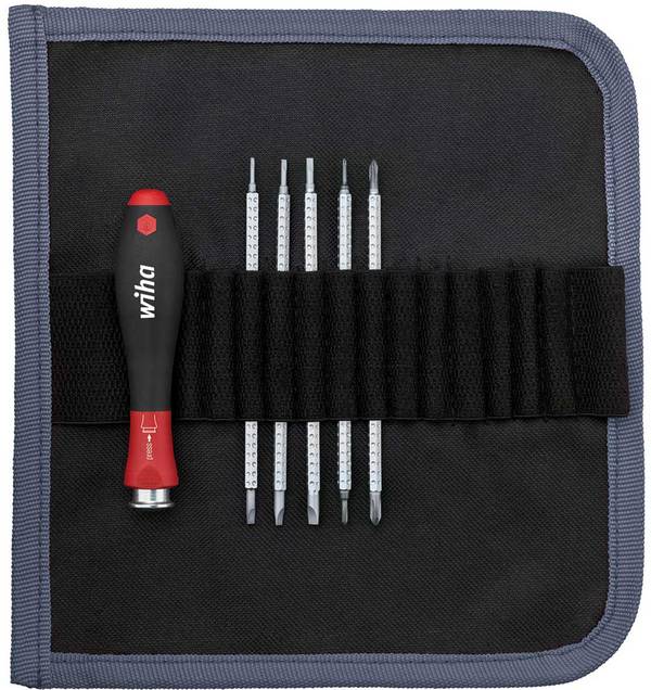 WIHA WIHA.00616 Schroevendraaier: universeel-set; Phillips,platte; SYSTEM 4 - 1 set