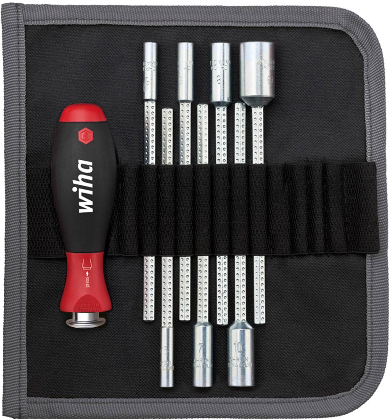 WIHA WIHA.27712 Schroevendraaier: universeel-set; 6-hoekige; SYSTEM 6; 8st. - 1 set-0
