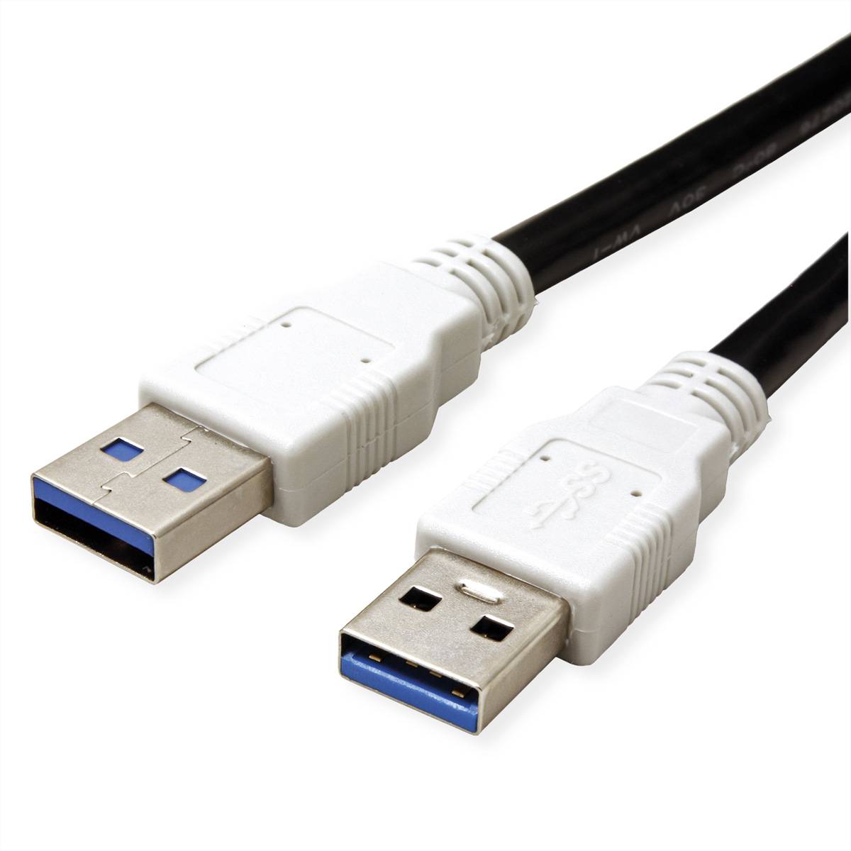 BACHMANN USB 3.2 Kabel A/A 1:1, zwart, 2 m-0