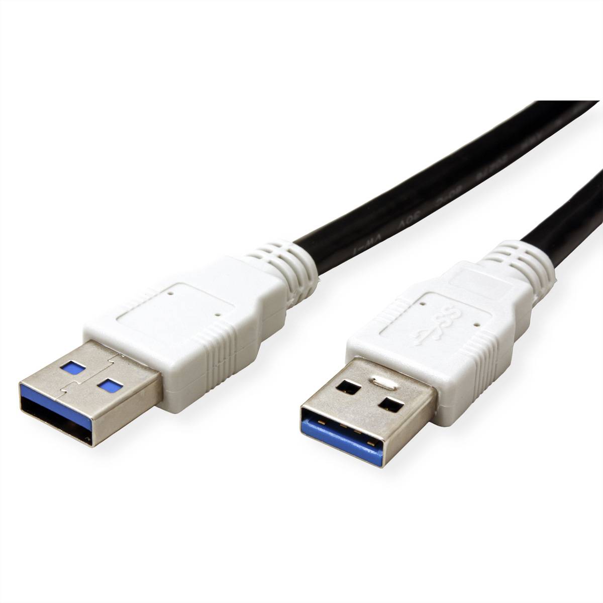 BACHMANN USB 3.2 Kabel A/A 1:1, zwart, 2 m-2
