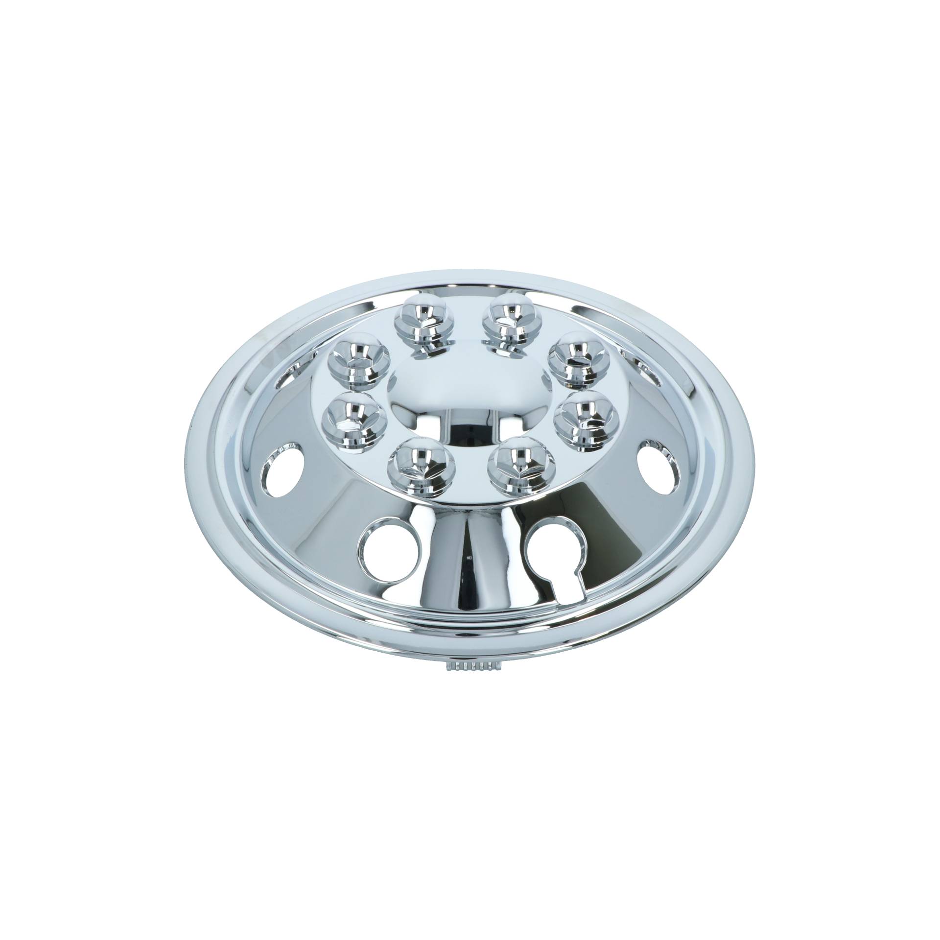 Carpoint Wieldoppenset Chroom Bolvormig 14"-1