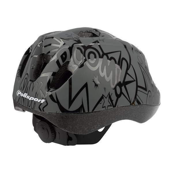 Polisport Kinder Helm B.D.Balloons 46/53cm grijs/zwart
