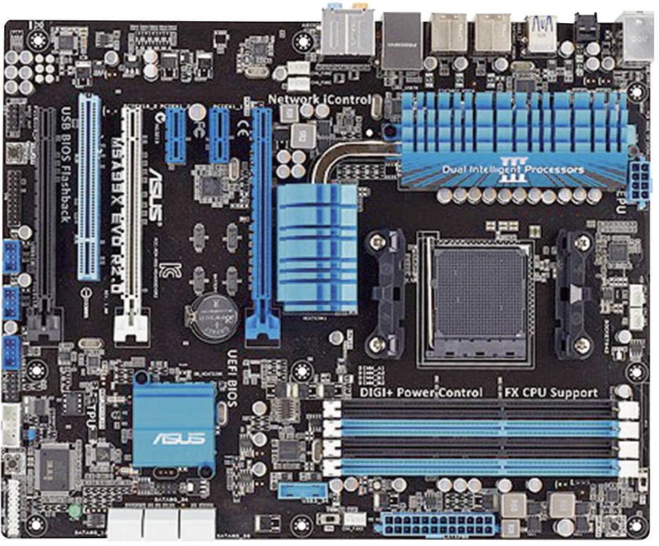 Moederbord Asus M5A99X EVO R2.0 Socket AMD AM3+ Vormfactor ATX