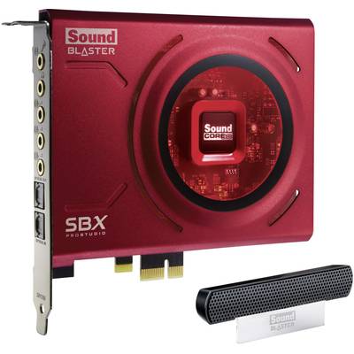 Sound Blaster SoundBlaster Z 5.1 Interne geluidskaart PCIe x1 Digitale uitgang, Externe koptelefoonaansluitingen