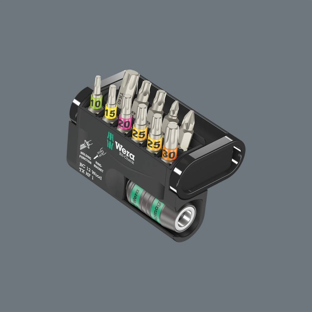 Wera Werk Bit-Check 12 Wood 05073641001-2
