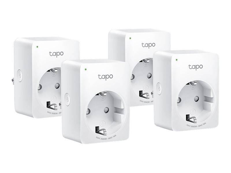 TP-Link Tapo P110 (4-pack) Mini smart wifi-stopcontact Schakel stekkerdoos-0