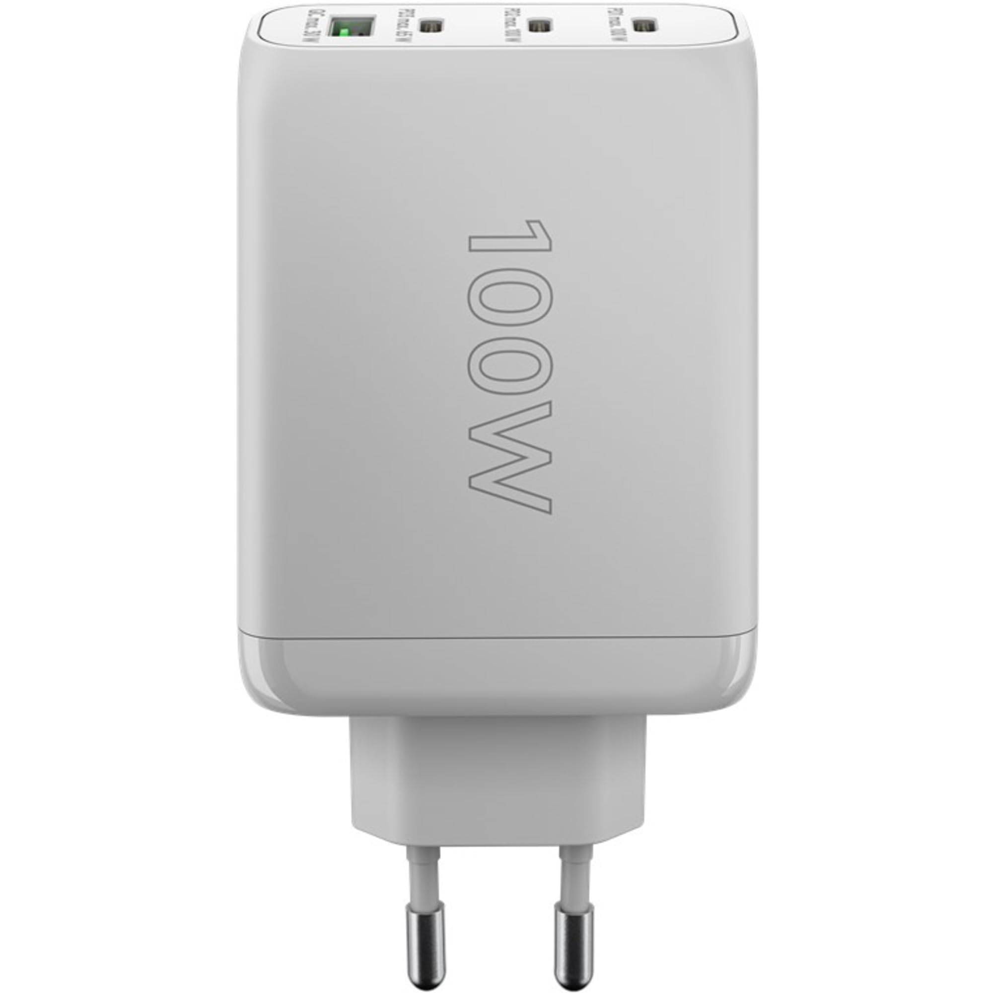 Goobay thuislader met 3x USB-C PD en 1x USB-A QC - GaN - 100W / wit-3