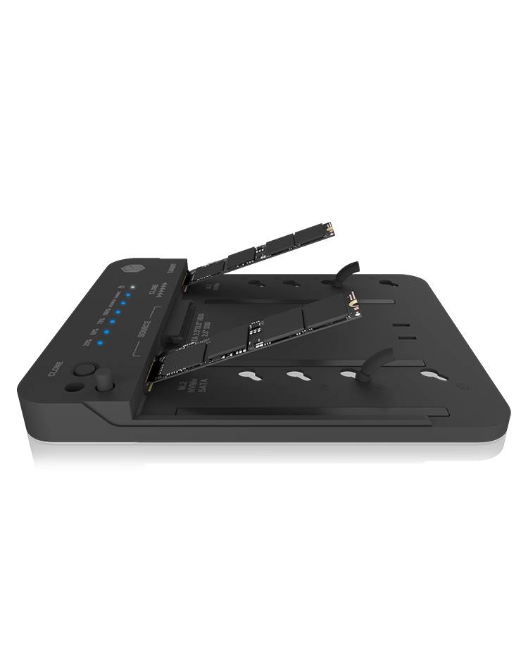 RaidSonic ICY BOX IB-2913MCL-C31 Docking kloonstation M2 NVMe SSD-3