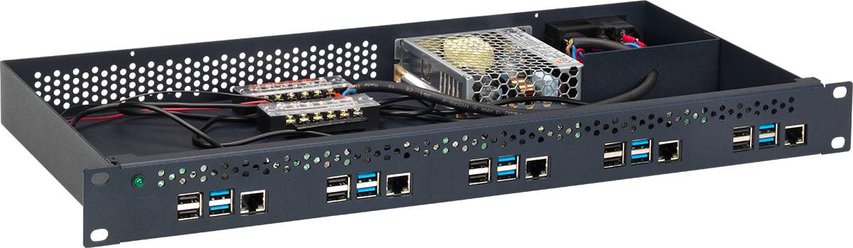 Rackmount IT voor 5 Raspberry Pi 4-units-1