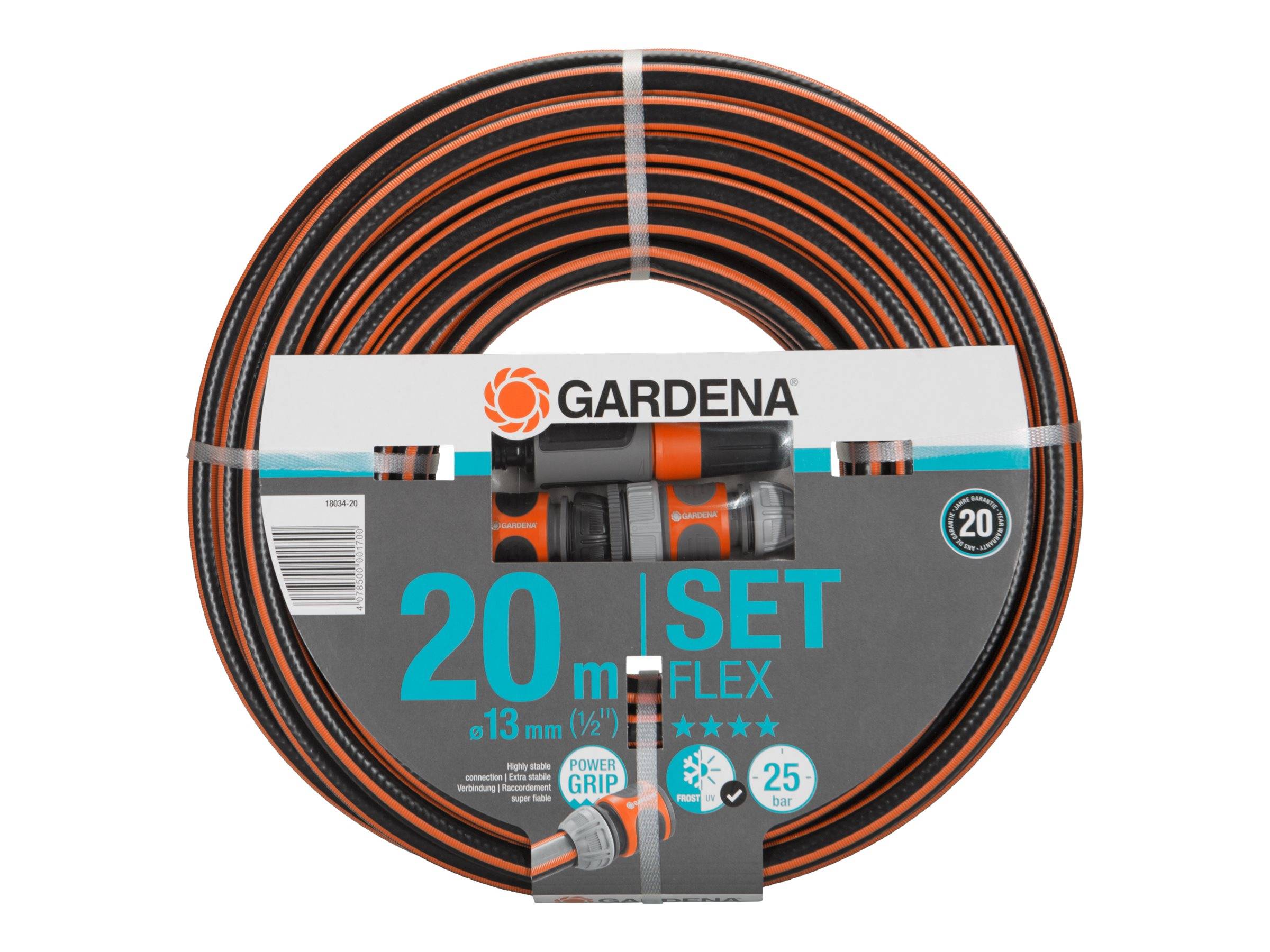 Gardena Comfort Flex slang | 13mm (1/2") | 20m + arm - 18034-20 - 18034-20-0