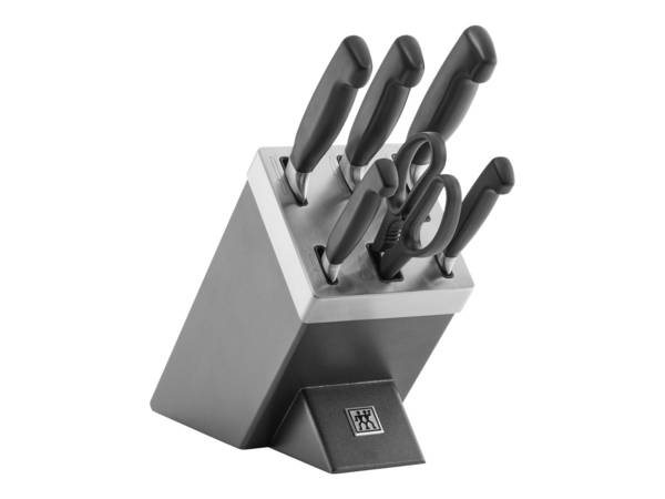 ZWILLING FOUR STAR 35148-507-0 keukenmessen-/bestekblokset 7-delig Grijs