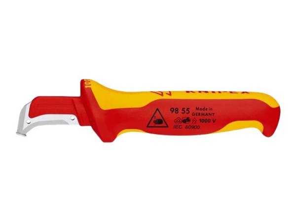 KNIPEX 98 55 SB Kabelschilmes met Isolerende Handgreep VDE 155 mm
