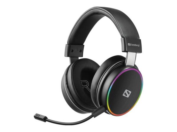 Sandberg HeroBlaster Wireless Headset produceert geluid van gamingkwaliteit.