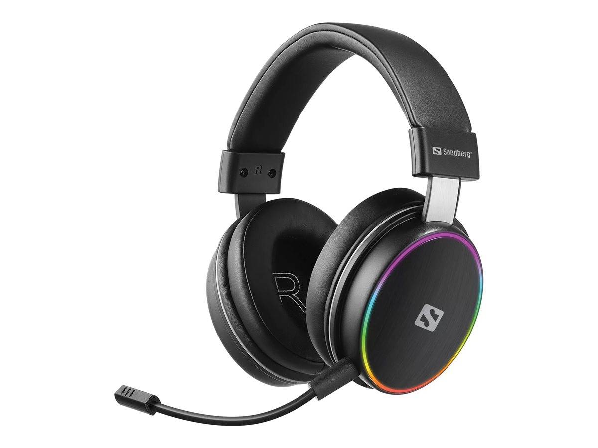Sandberg HeroBlaster Wireless Headset produceert geluid van gamingkwaliteit.-1